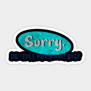 Sorry Sticker